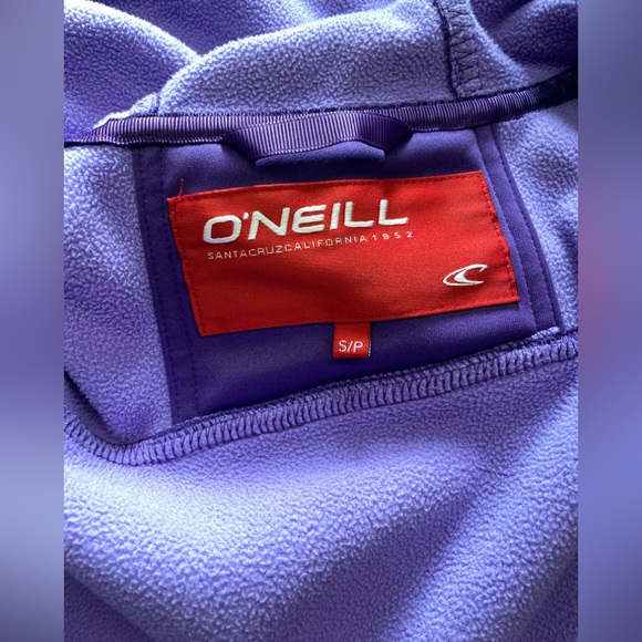 O’Neill Women’s Jacket Size S Soft Shell Fleece Lined Hooded Purple Full Zip - Picture 13 of 14